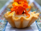Peach and Rosewater Curd Tartlets